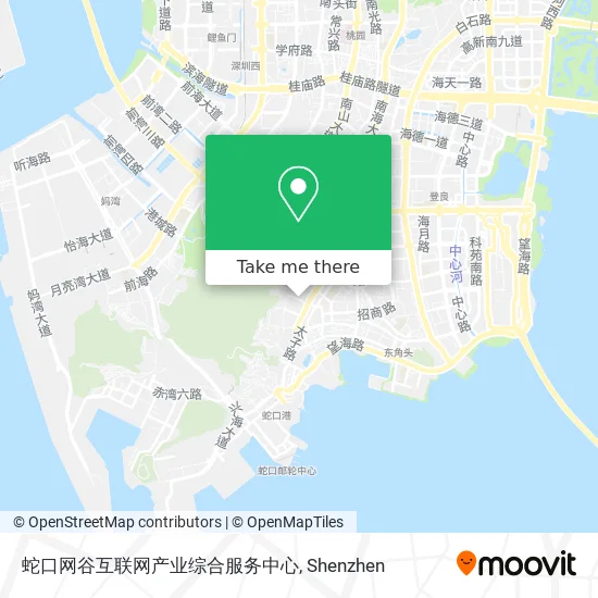 蛇口网谷互联网产业综合服务中心 map