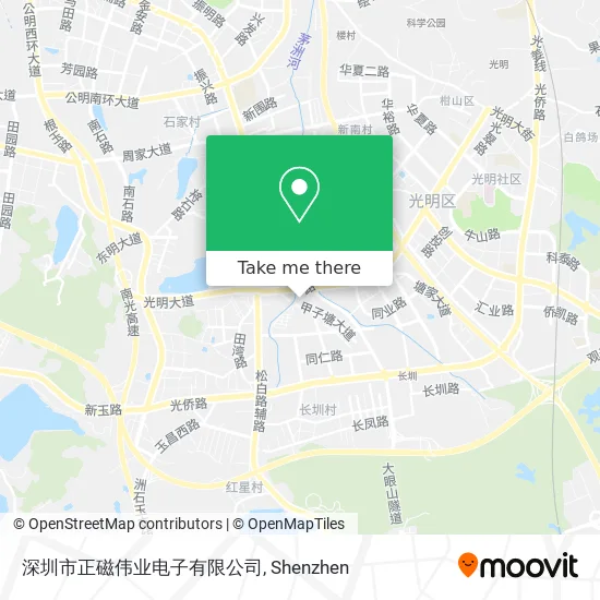 深圳市正磁伟业电子有限公司 map