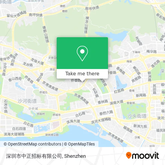 深圳市中正招标有限公司 map