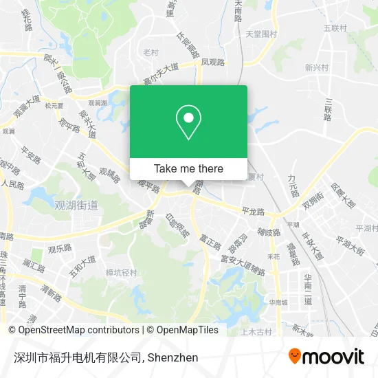 深圳市福升电机有限公司 map