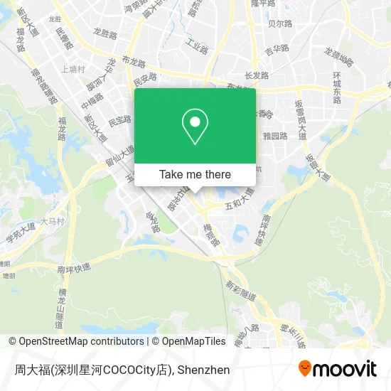 周大福(深圳星河COCOCity店) map
