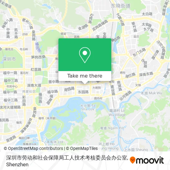 深圳市劳动和社会保障局工人技术考核委员会办公室 map