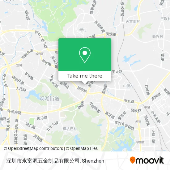 深圳市永富源五金制品有限公司 map