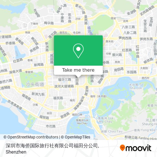 深圳市海侨国际旅行社有限公司福田分公司 map