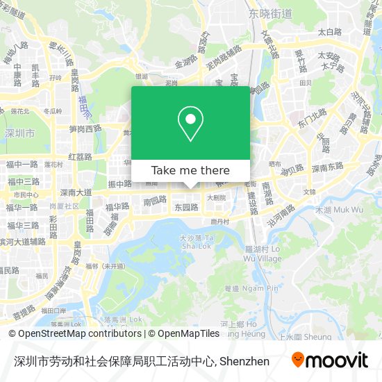 深圳市劳动和社会保障局职工活动中心 map