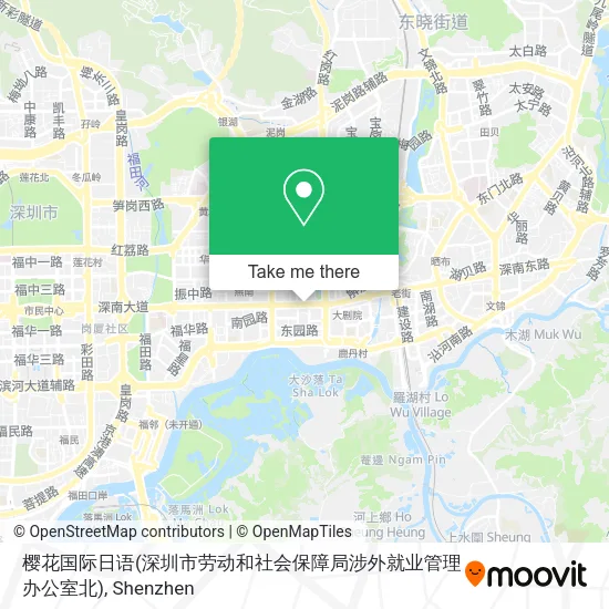 樱花国际日语(深圳市劳动和社会保障局涉外就业管理办公室北) map