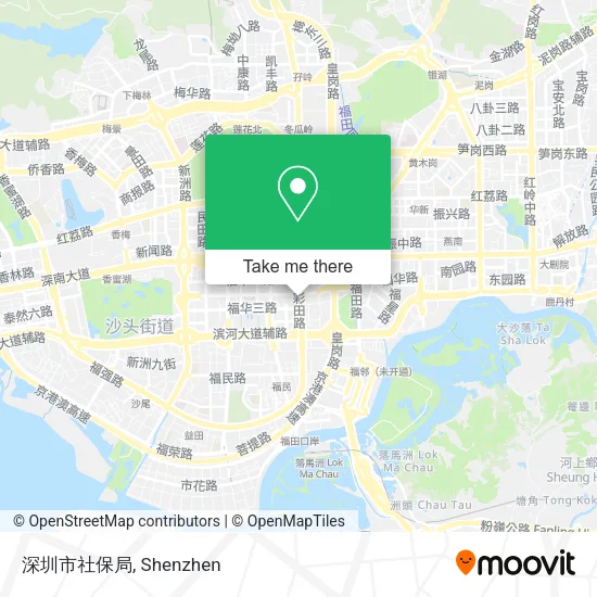 深圳市社保局 map