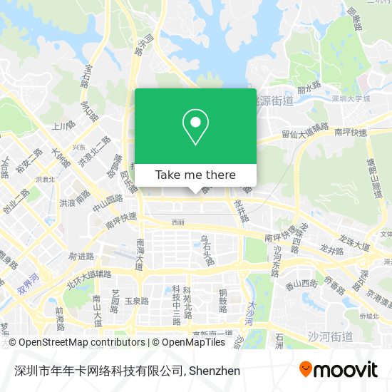 深圳市年年卡网络科技有限公司 map