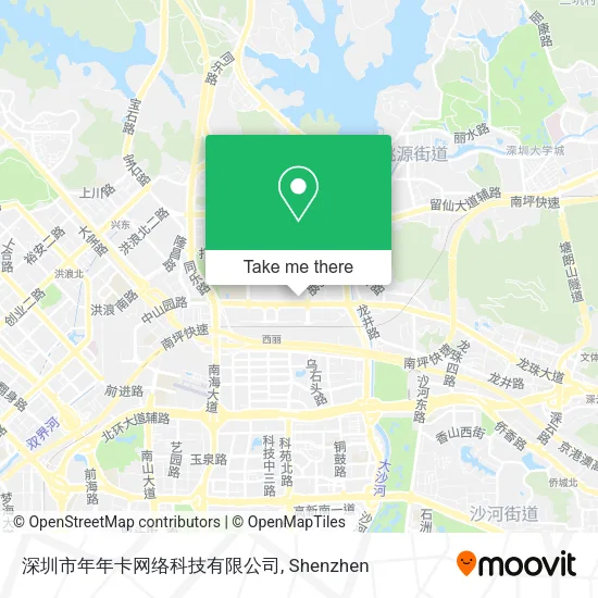深圳市年年卡网络科技有限公司 map