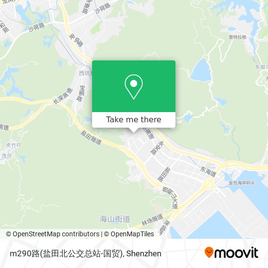 m290路(盐田北公交总站-国贸) map