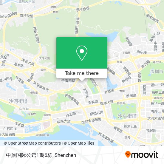 中旅国际公馆1期6栋 map