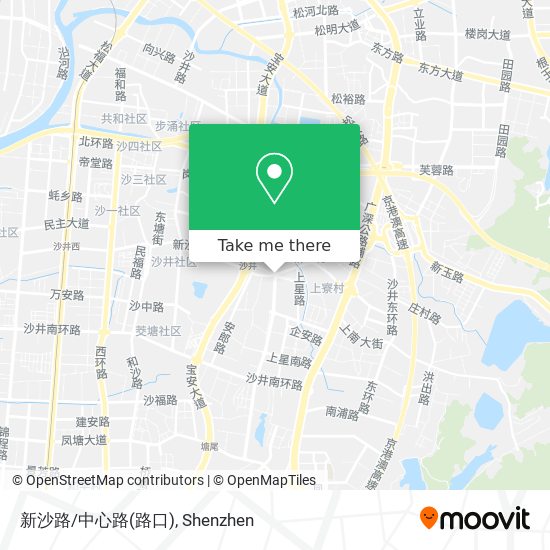 新沙路/中心路(路口) map