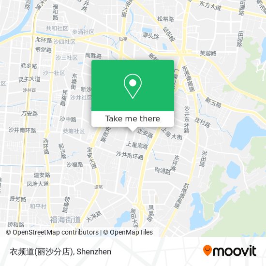 衣频道(丽沙分店) map