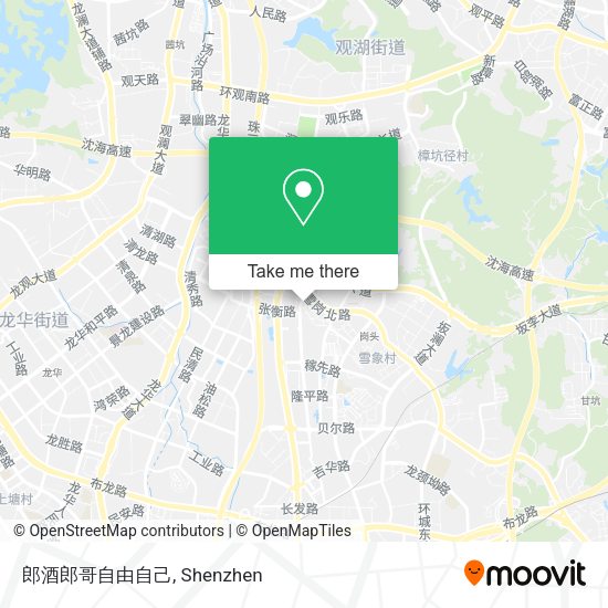 郎酒郎哥自由自己 map