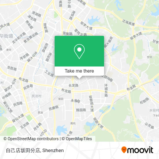 自己店坂田分店 map