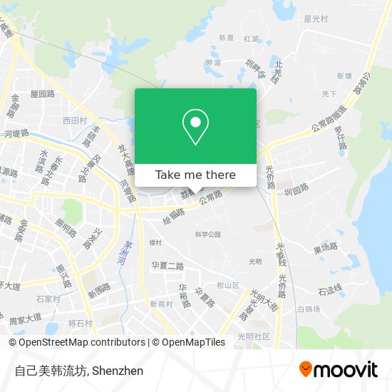自己美韩流坊 map