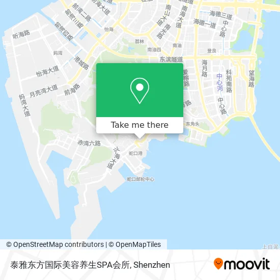 泰雅东方国际美容养生SPA会所 map