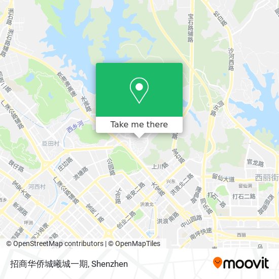 招商华侨城曦城一期 map