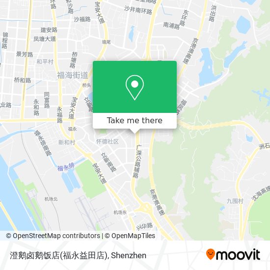 澄鹅卤鹅饭店(福永益田店) map