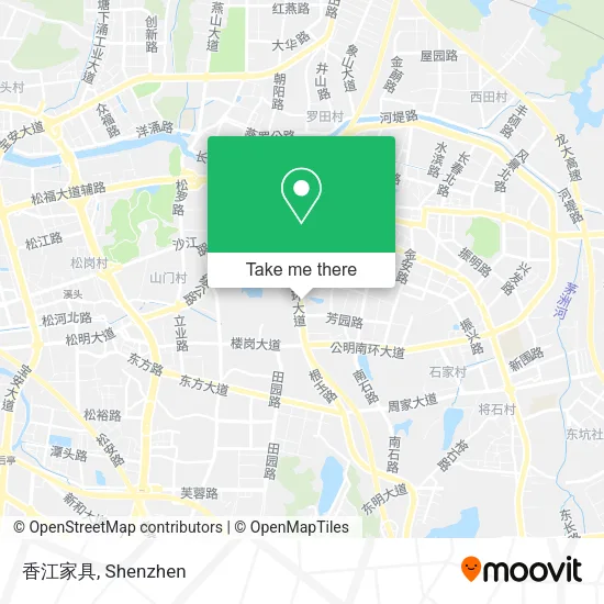 香江家具 map