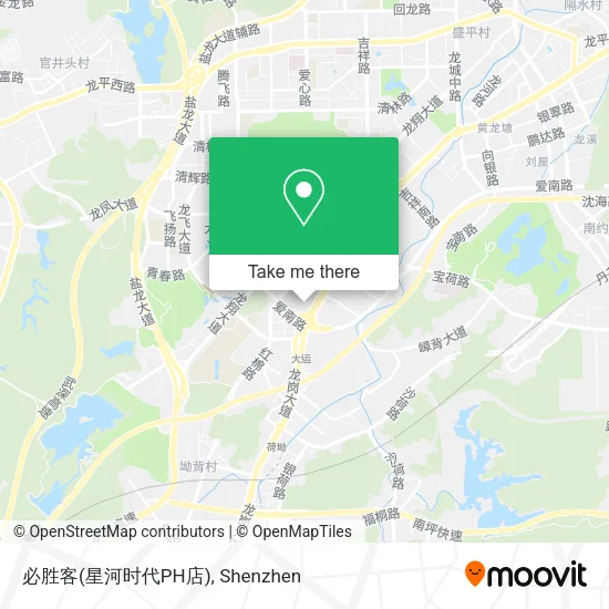 必胜客(星河时代PH店) map