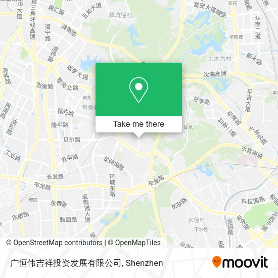 广恒伟吉祥投资发展有限公司 map