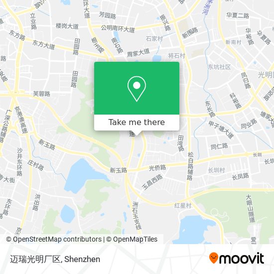 迈瑞光明厂区 map