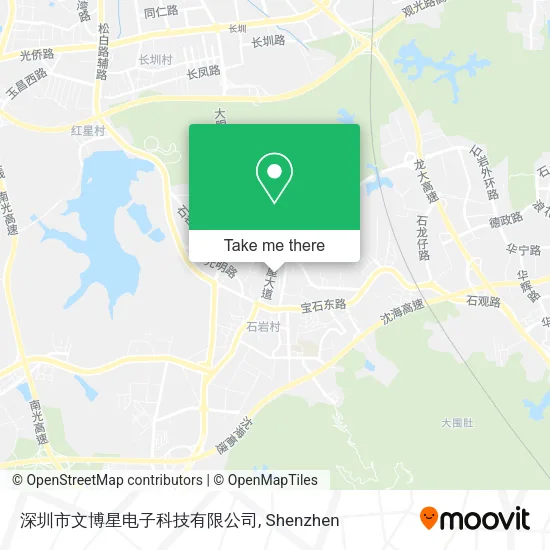 深圳市文博星电子科技有限公司 map