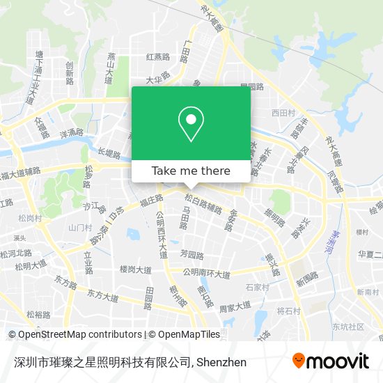 深圳市璀璨之星照明科技有限公司 map