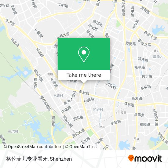 格伦菲儿专业看牙 map