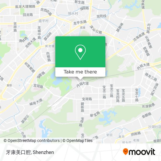 牙康美口腔 map