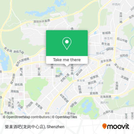 樂巢酒吧(龙岗中心店) map
