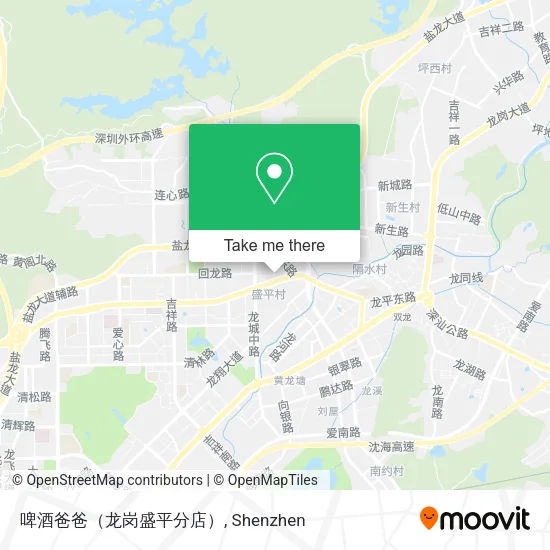 啤酒爸爸（龙岗盛平分店） map