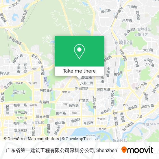 广东省第一建筑工程有限公司深圳分公司 map