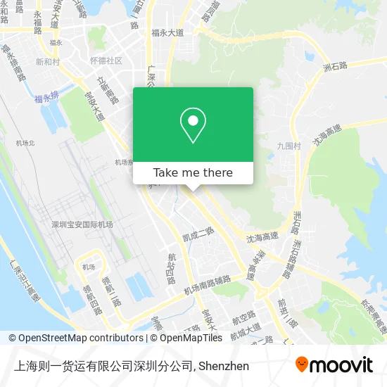 上海则一货运有限公司深圳分公司 map