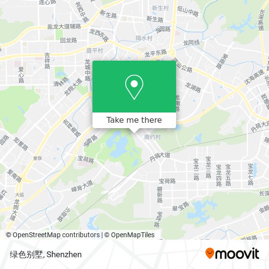 绿色别墅 map