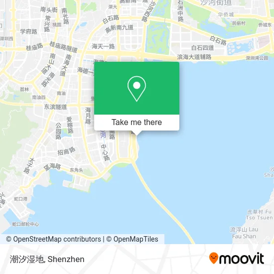 潮汐湿地 map