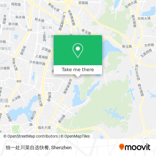 独一处川菜自选快餐 map