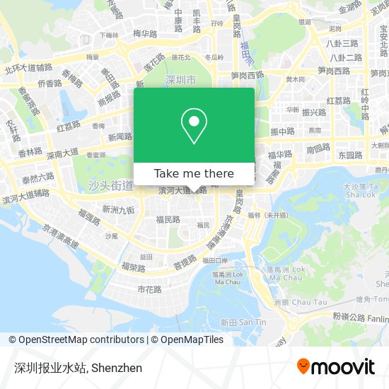 深圳报业水站 map