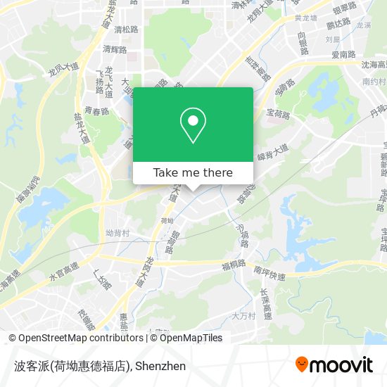 波客派(荷坳惠德福店) map
