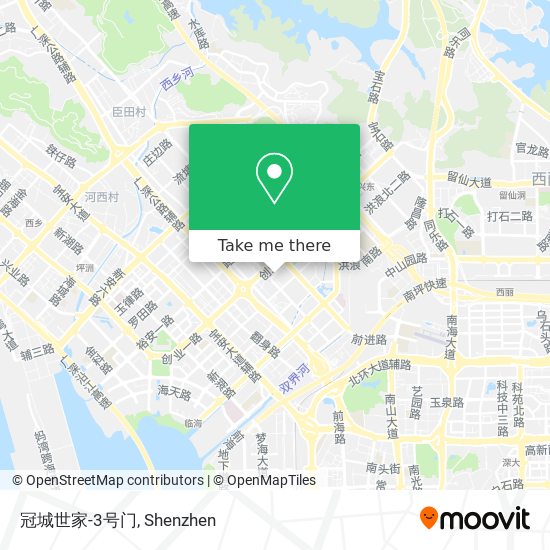 冠城世家-3号门 map