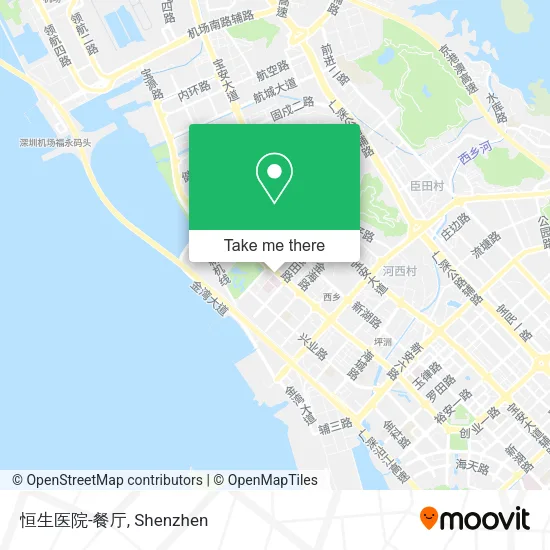 恒生医院-餐厅 map