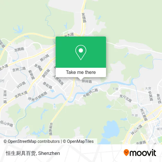 恒生厨具百货 map