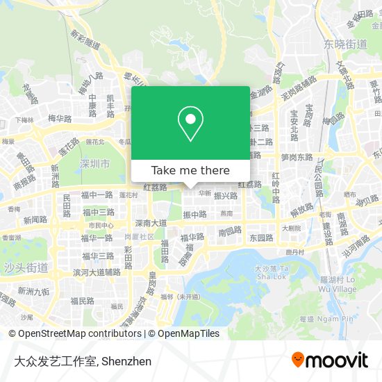 大众发艺工作室 map