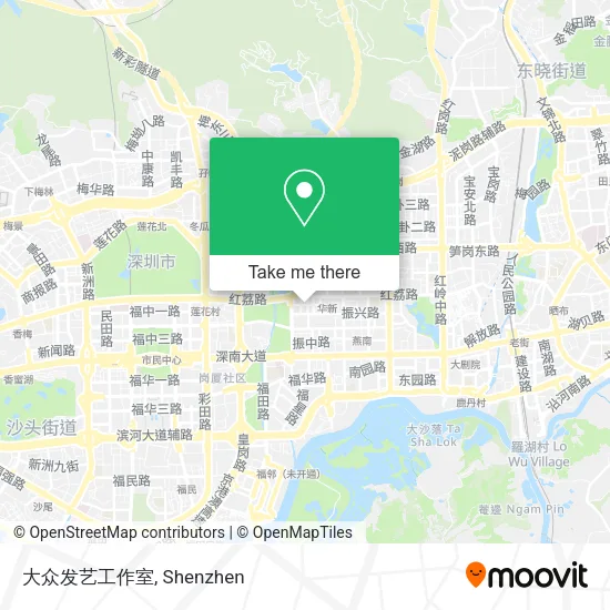 大众发艺工作室 map