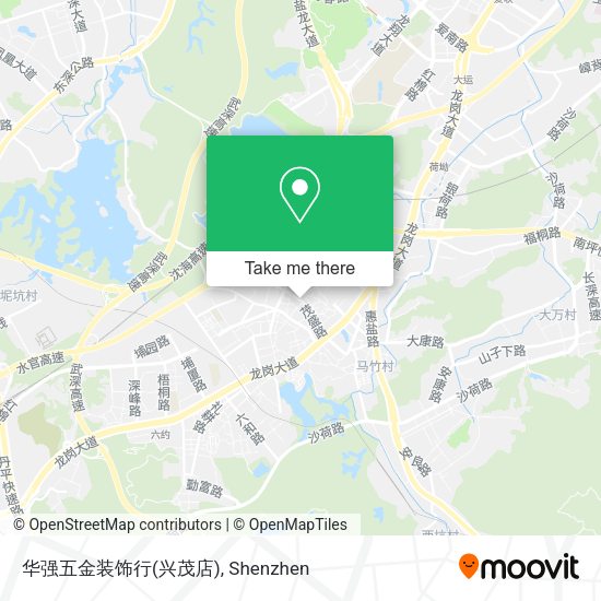 华强五金装饰行(兴茂店) map