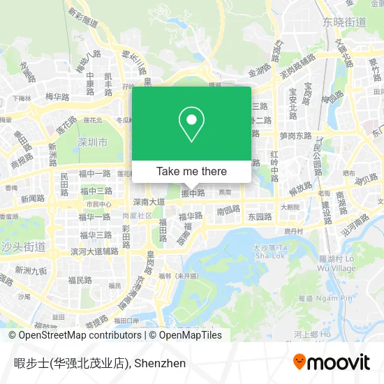 暇步士(华强北茂业店) map