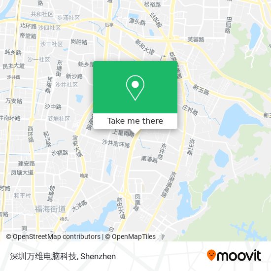 深圳万维电脑科技 map