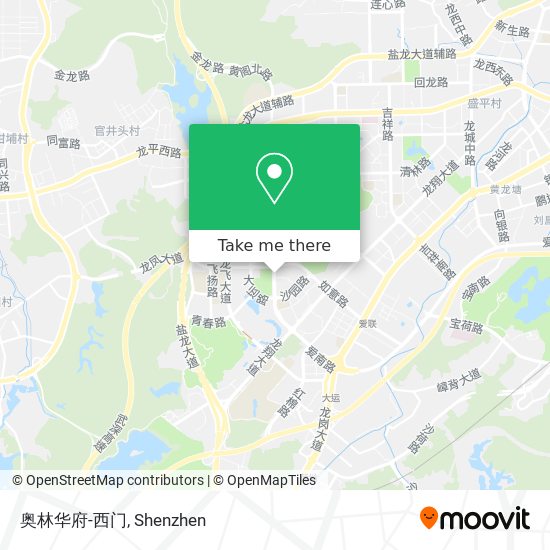 奥林华府-西门 map