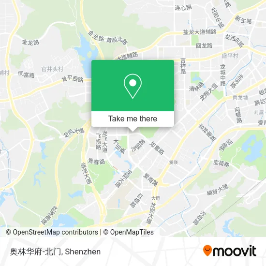 奥林华府-北门 map